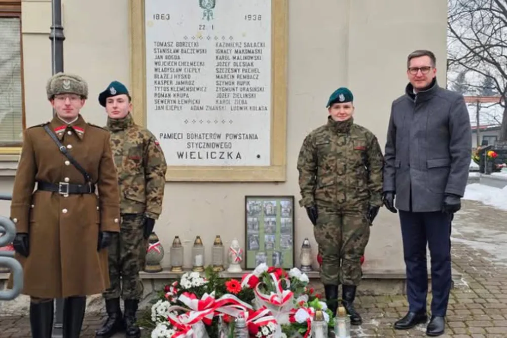 Obchody 163. rocznicy wybuchu Powstania Styczniowego w Wieliczce