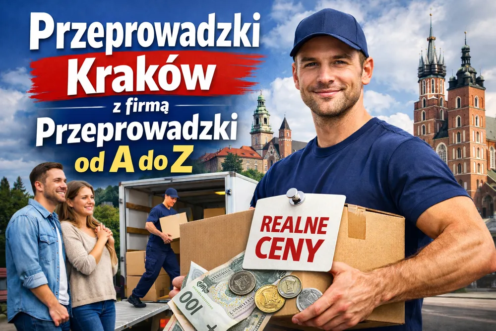 Przeprowadzki w Krakowie z Przeprowadzki od A do Z – realne ceny, przykłady i sposoby na tańszą przeprowadzkę