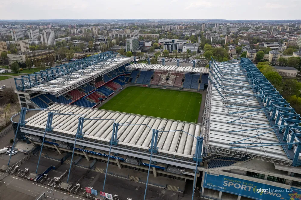 Stadion Wisły Kraków z drona