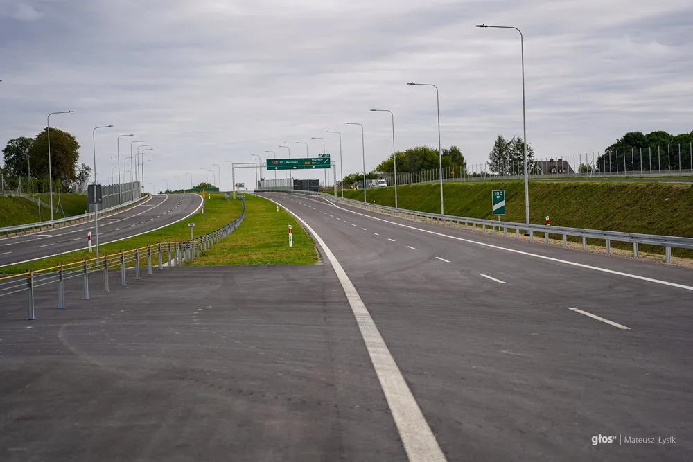 Droga ekspresowa S7 w okolicach Miechowa