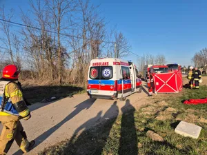 Koszmarny wypadek pod Miechowem. Śmierć poniósł 22-letni mężczyzna