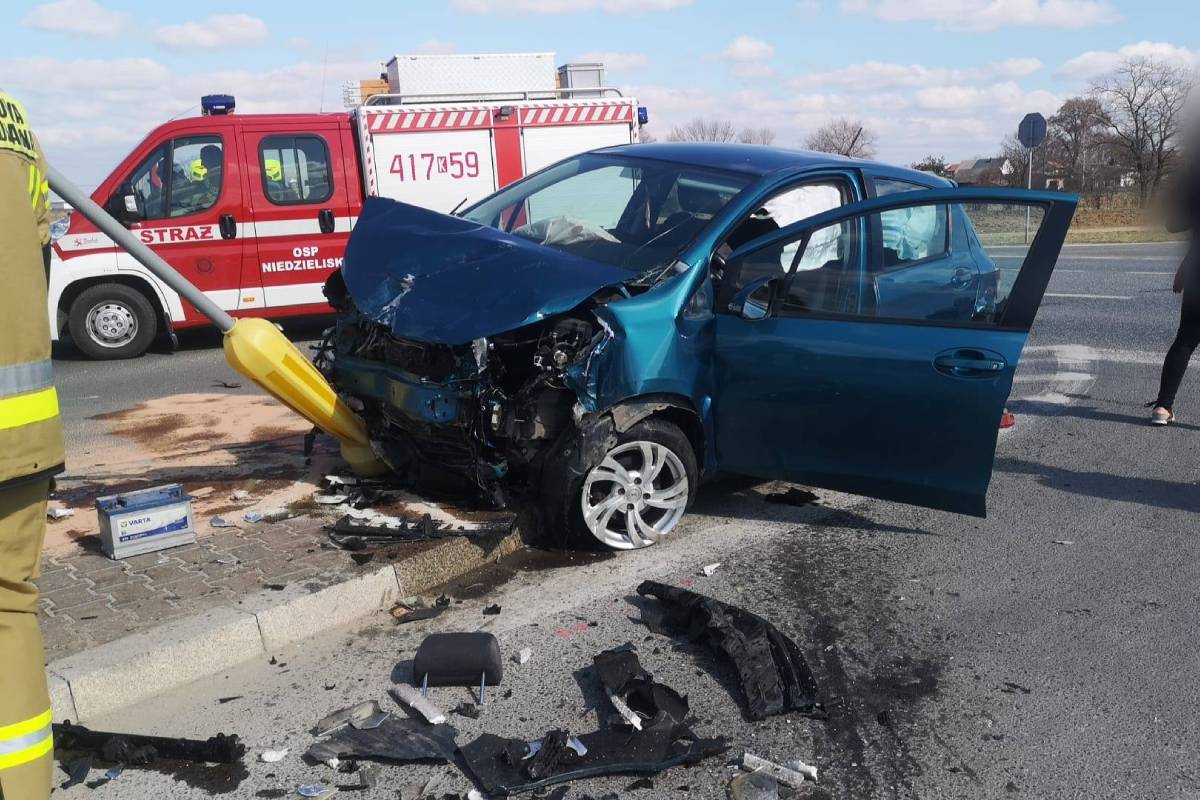 Trzy osoby ranne pod Brzeskiem