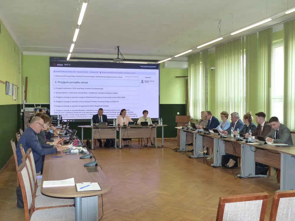 XXVI Sesja Rady Powiatu Proszowickiego
