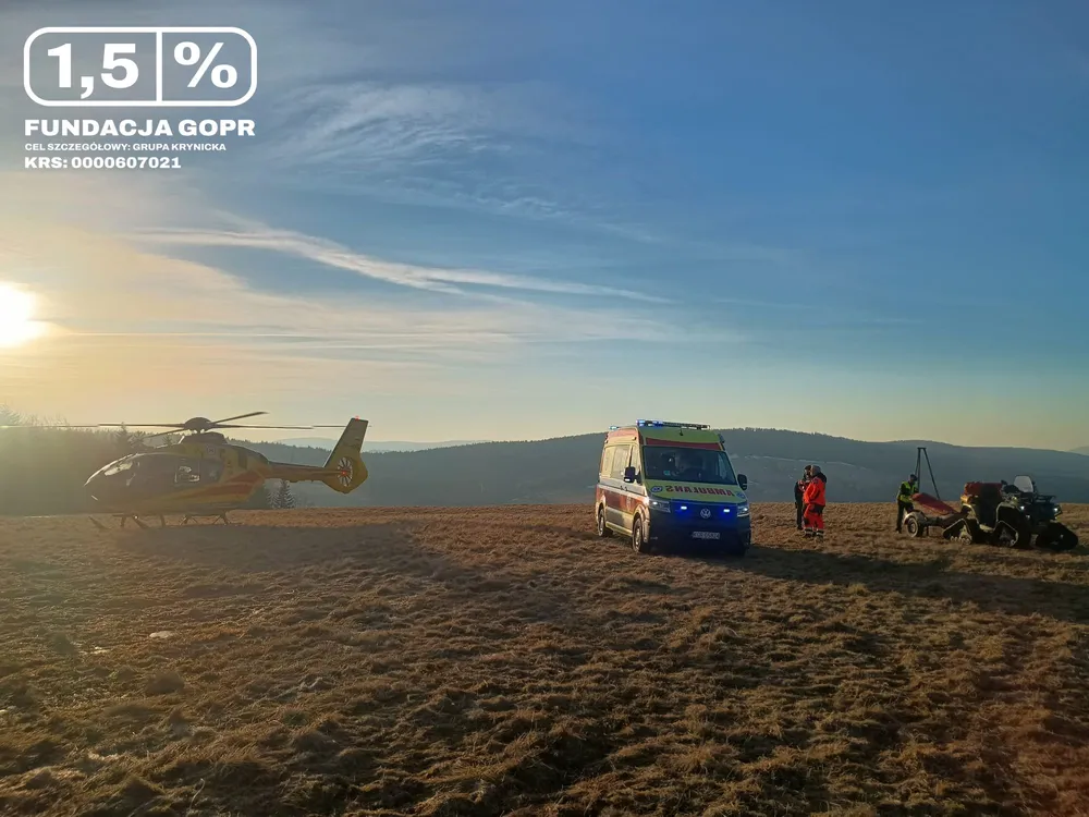 Śmiertelny wypadek w górach. Turystka spadła ze szlaku na Lackową