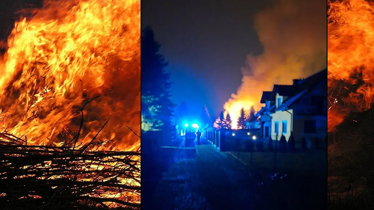 Pożar w Śledziejowicach 