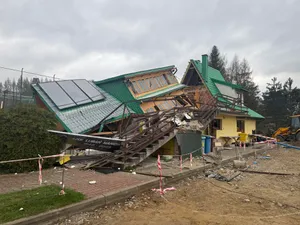 Wybuch gazu pod Nowym Targiem. Jedna osoba poszkodowana