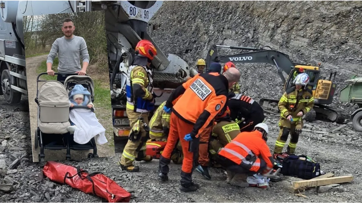 Piotr stracił nogę w wypadku na budowie. Trwa zbiórka dla ojca dwóch małych synów