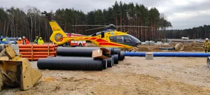 Śmiertelny wypadek na placu budowy w Małopolsce. Mężczyzna przygnieciony metalowymi elementami