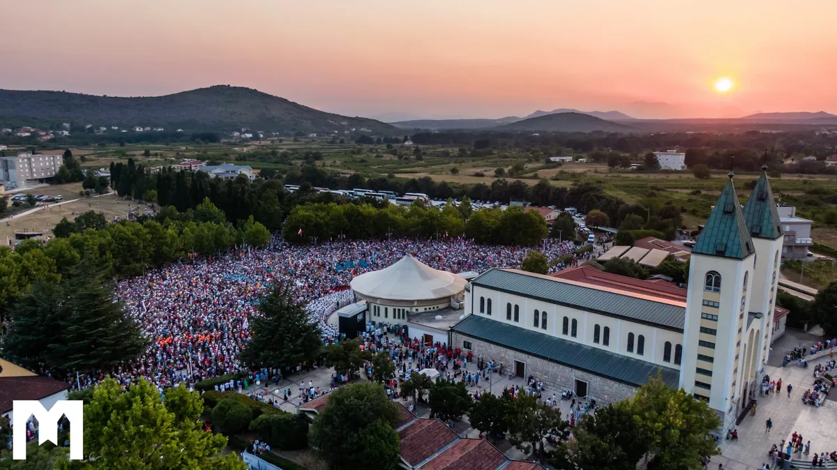 Medziugorie – miejsce święte z drona drona