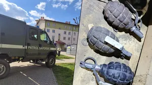 Granaty w piwnicy bloku. Mieszkańcy musieli uciekać z domów