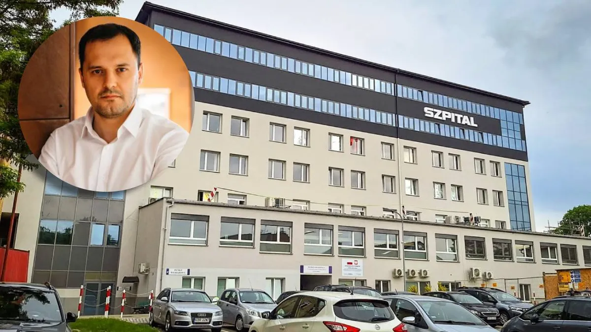 Jarosław Kycia dyrektor Szpitala Powiatowego w Bochn