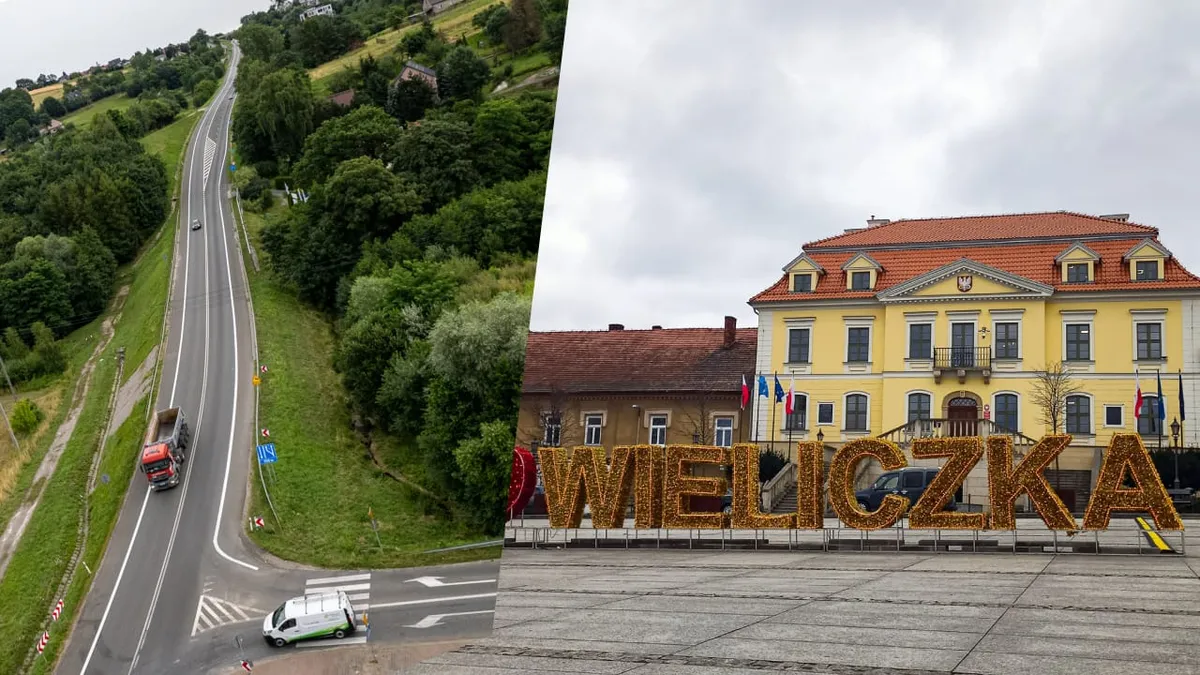 DK94 i Rynek w Wieliczce 