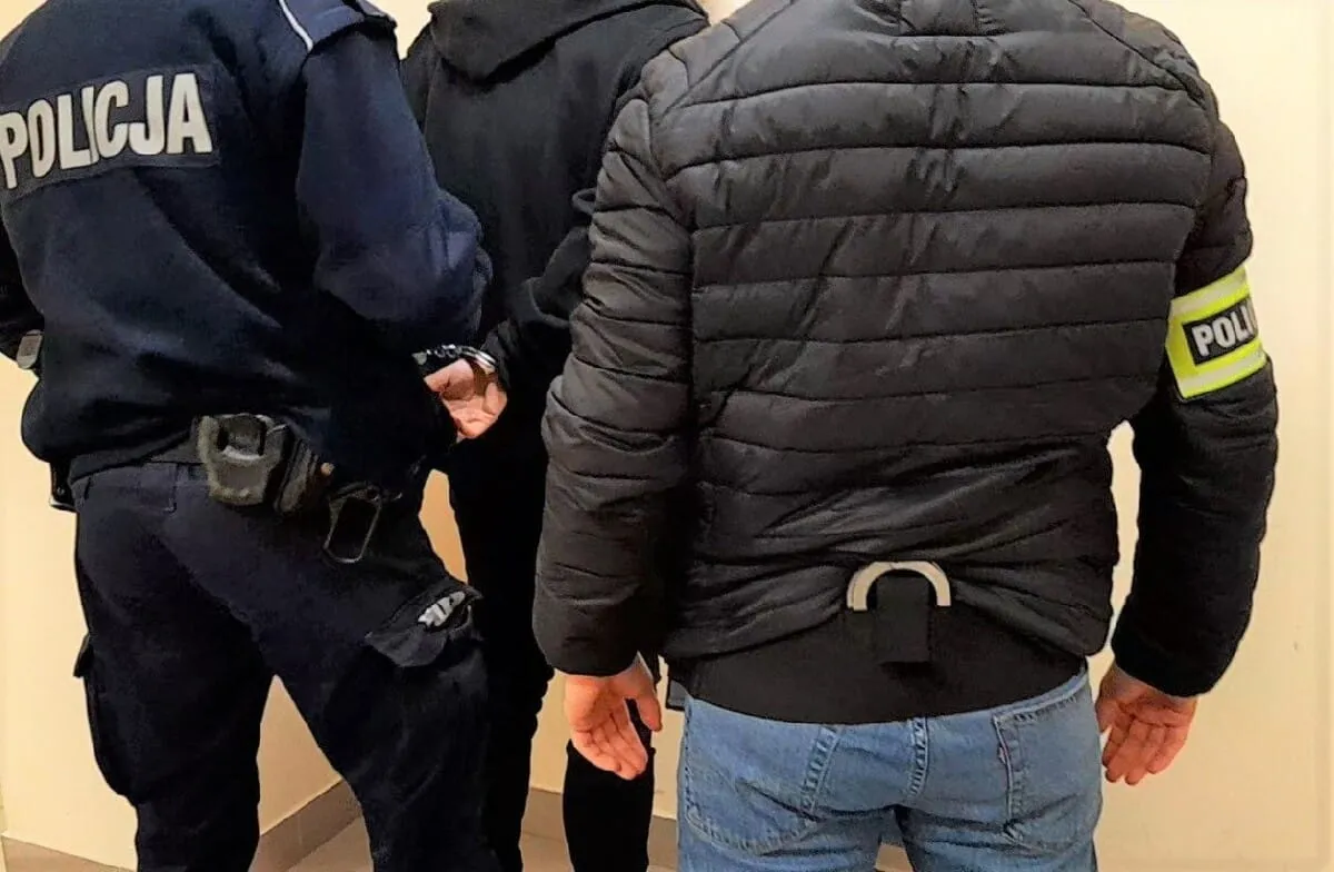 Mężczyzna zatrzymany przez policję 