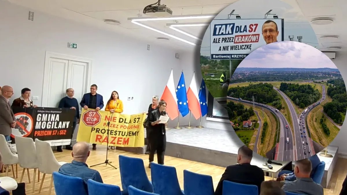 Spór o S7 z Krakowa coraz większy. Kolejne bojkoty konsultacji i protesty