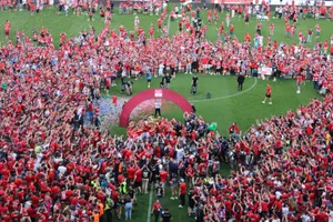 Tak Wisła Kraków świętowała awans do Ekstraklasy [ZDJĘCIA]