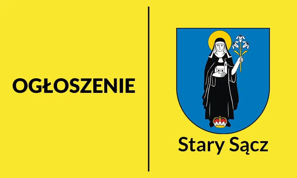 Ogłoszenie o przystąpieniu do sporządzenia zmiany Miejscowego Planu Zagospodarowania Przestrzennego „Miasto Stary Sącz - Plan Nr 1A” z zastosowaniem postępowania uproszczonego