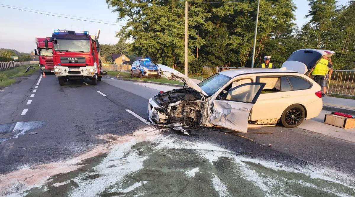 Wypadek na DK 73 