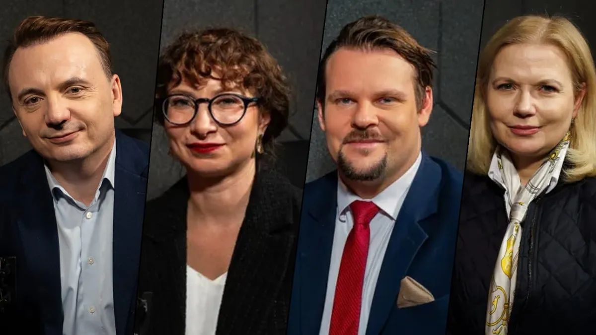 Od lewej: Łukasz Gibała, Daria Gosek-Popiołek, Michał Drewnicki, Monika Piątkowska