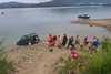 Wpadł autem do jeziora. Szokująca historia spod Wadowic [WIDEO]