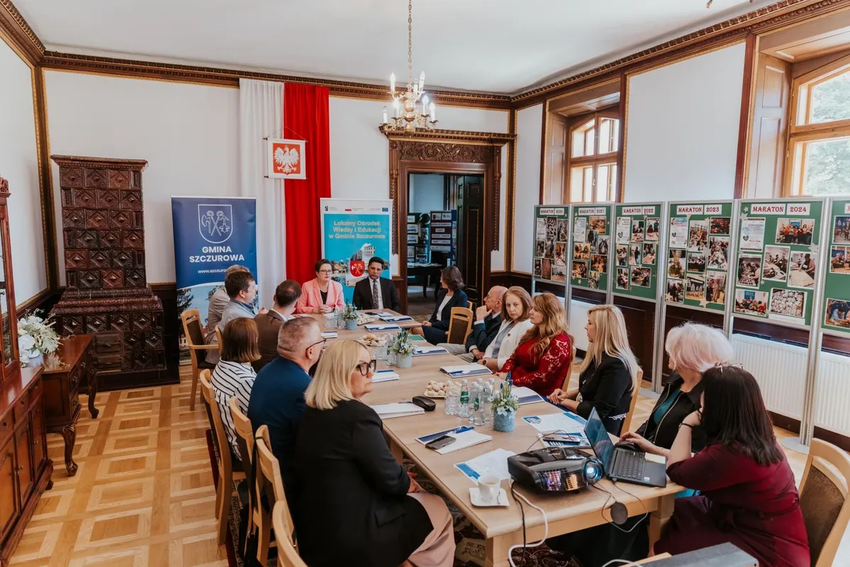 O działalności LOWE w Gminie Szczurowa podczas wizyty Wiceminister Edukacji Narodowej