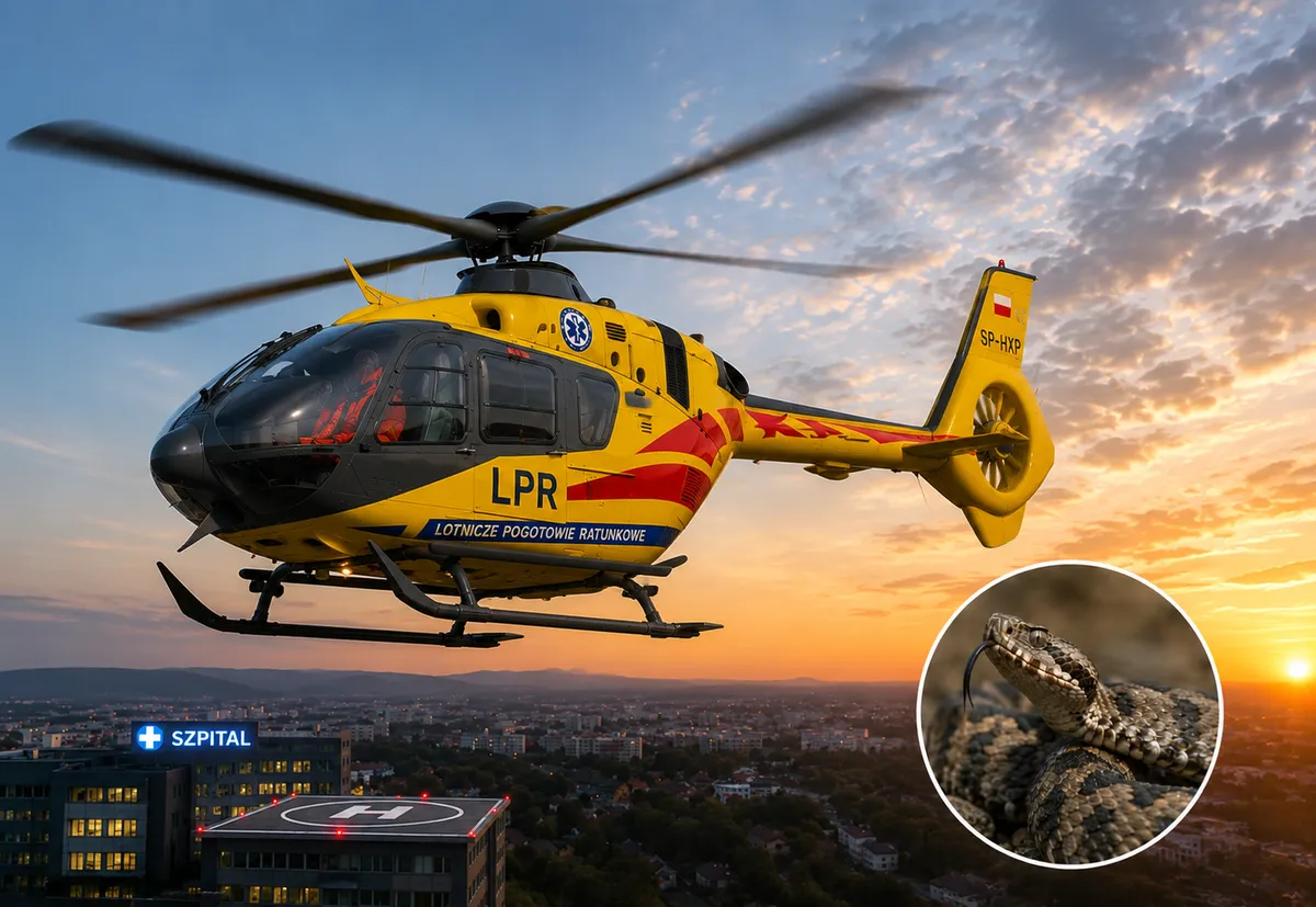 16-latek ukąszony przez egzotyczną żmiję. Lekarze z Krakowa rozpoczęli walkę o jego życie