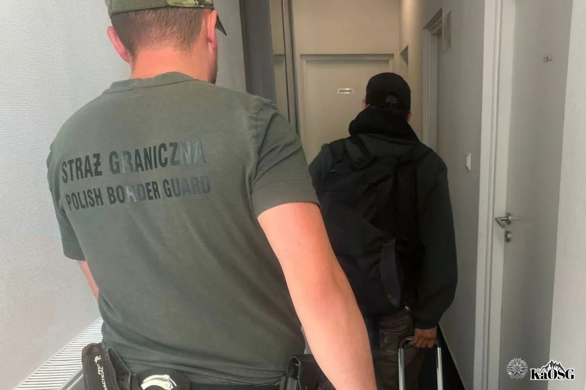 Ukrywał się w Polsce mimo zakazu. Zatrzymali go funkcjonariusze SG