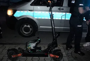 Poważny wypadek nastolatków w Małopolsce. Jeden z nich doznał otwartego złamania nogi