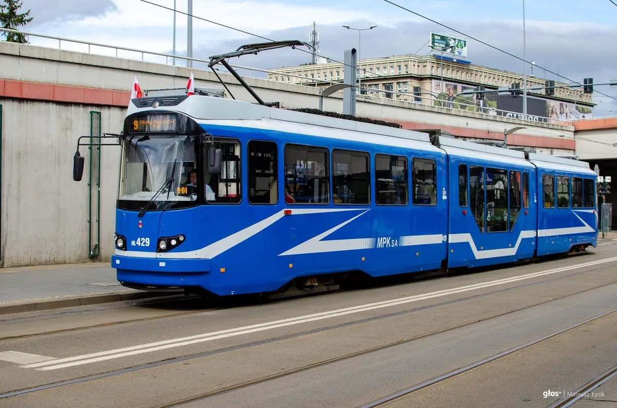 Tramwaj nr 9 w Krakowie 