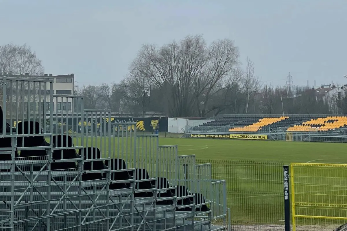 Obecny stadion Wieczystej Kraków