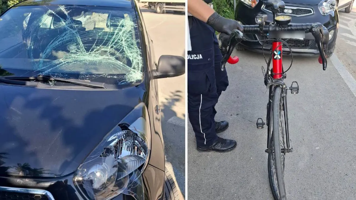 Wypadek z udziałem rowerzystów w Zakopanem 