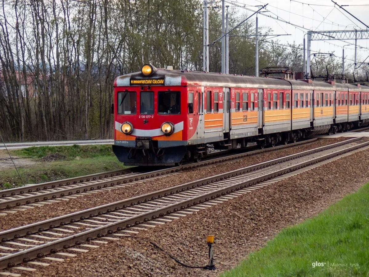 Pociąg na trasie 