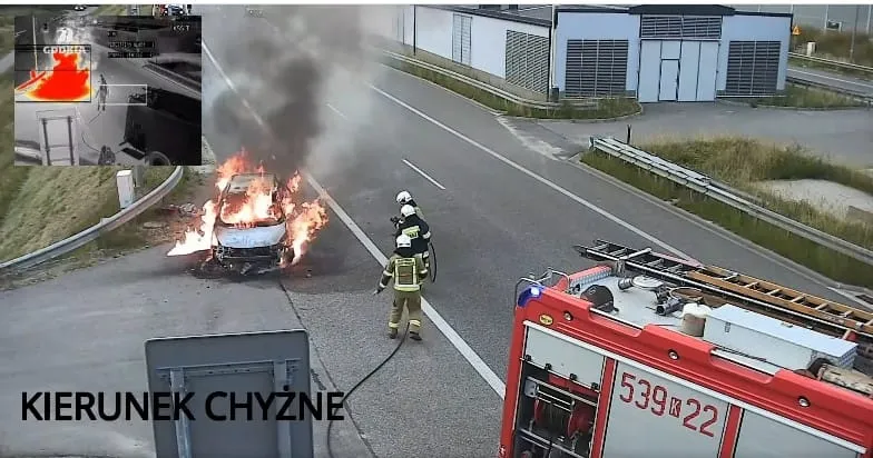 Akcja gaśnicza na S7