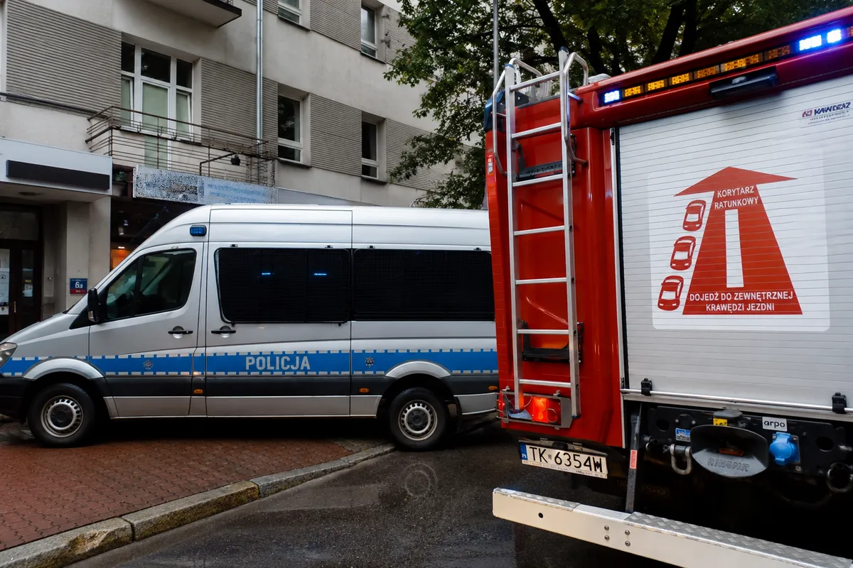Pożar mieszkania w Krakowie. Ranne 90-letnie małżeństwo
