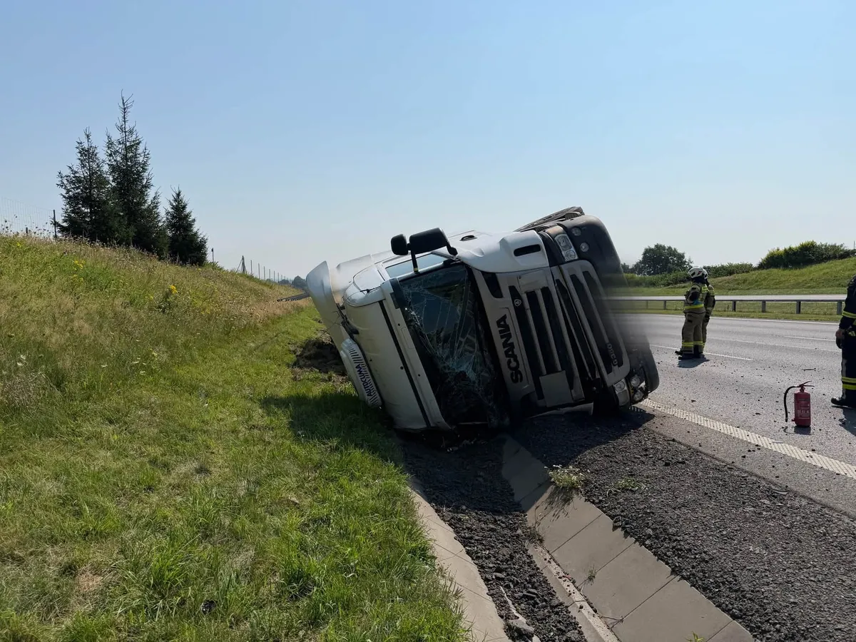 Wypadek z cysterną na A4