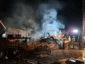 Dramatyczna noc w Ojcowie. Ogień strawił restaurację