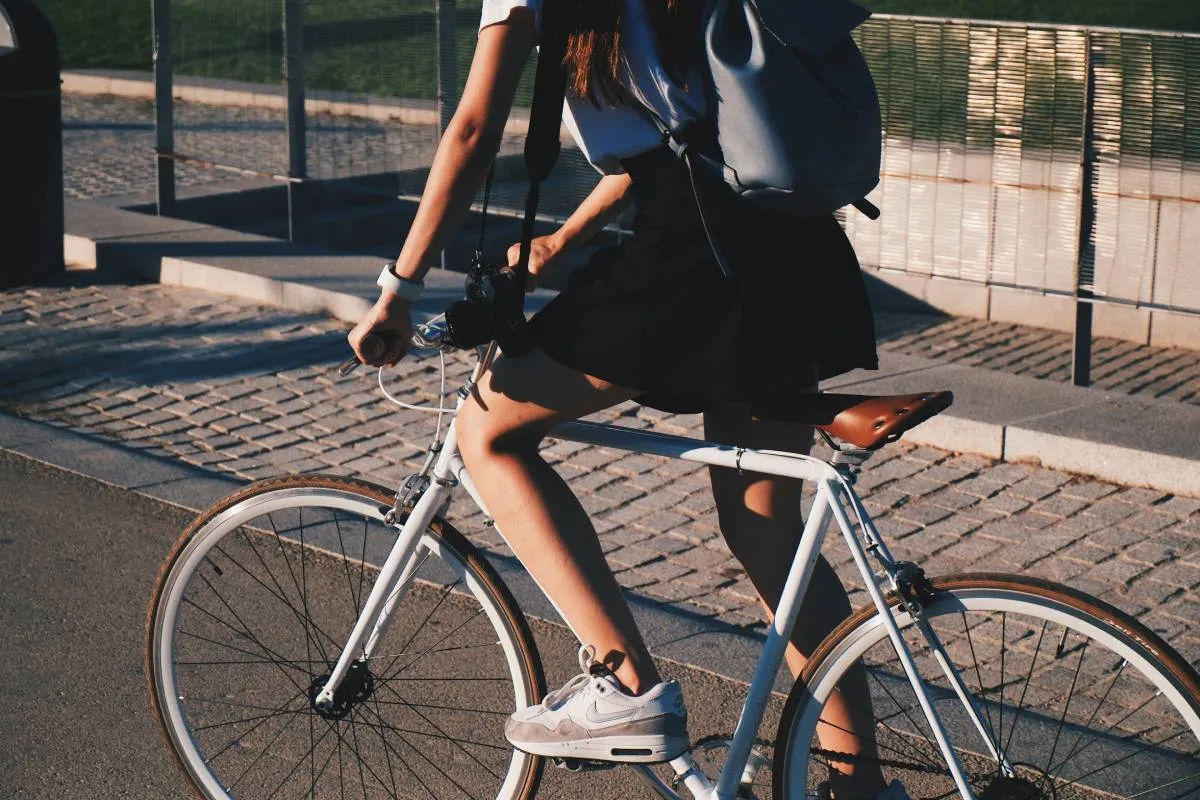 Rowerzystka 