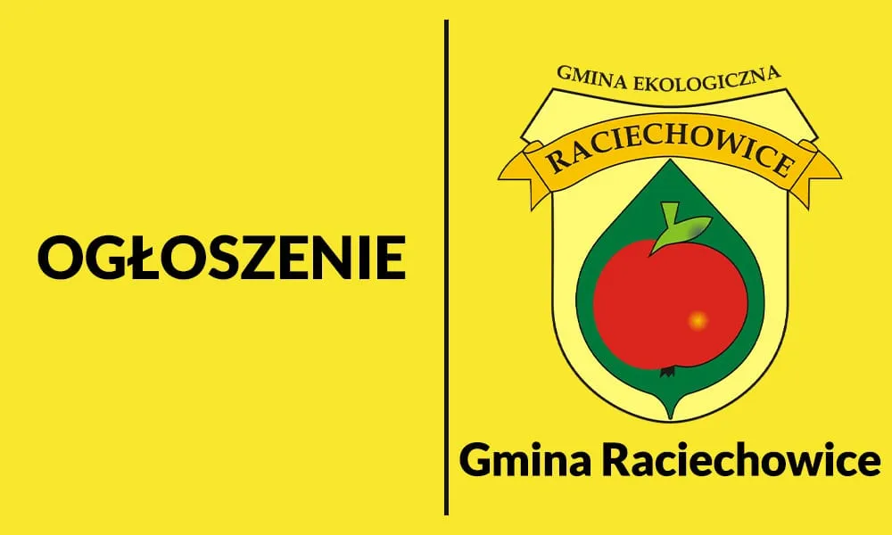 Obwieszczenie Wójta Gminy Raciechowice