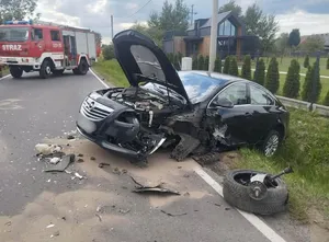Poważny wypadek pod Krakowem. Cztery osoby poszkodowane