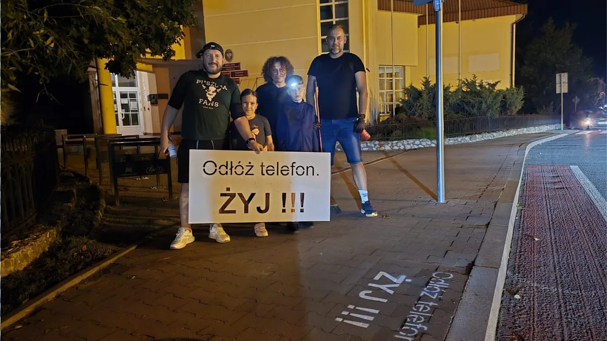 Małgorzata Juszczyk z pomocnikami