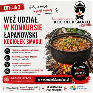 Łapanowski Kociołek Smaku już 13 września. Zgłoś drużynę i pokaż swój przepis!