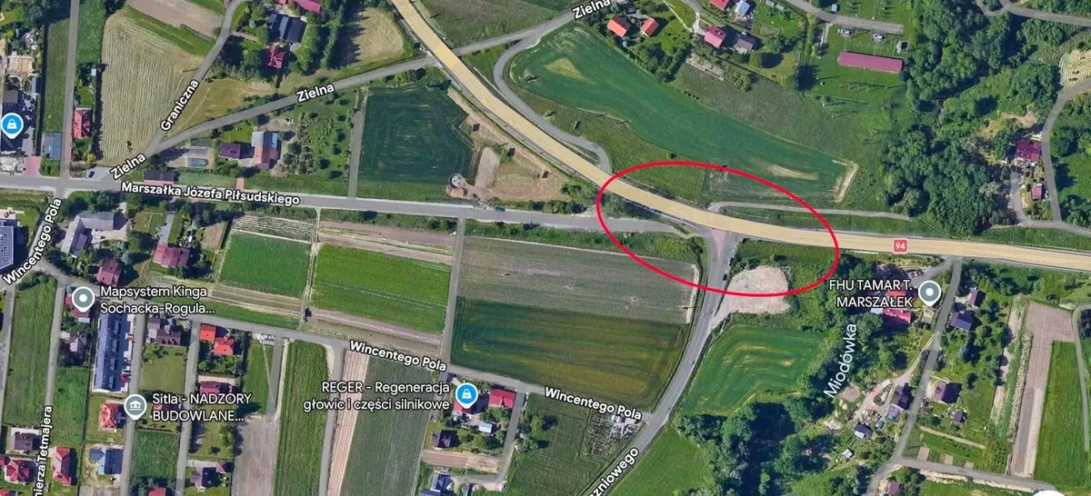 Skrzyżowanie, które zostanie przebudowane
