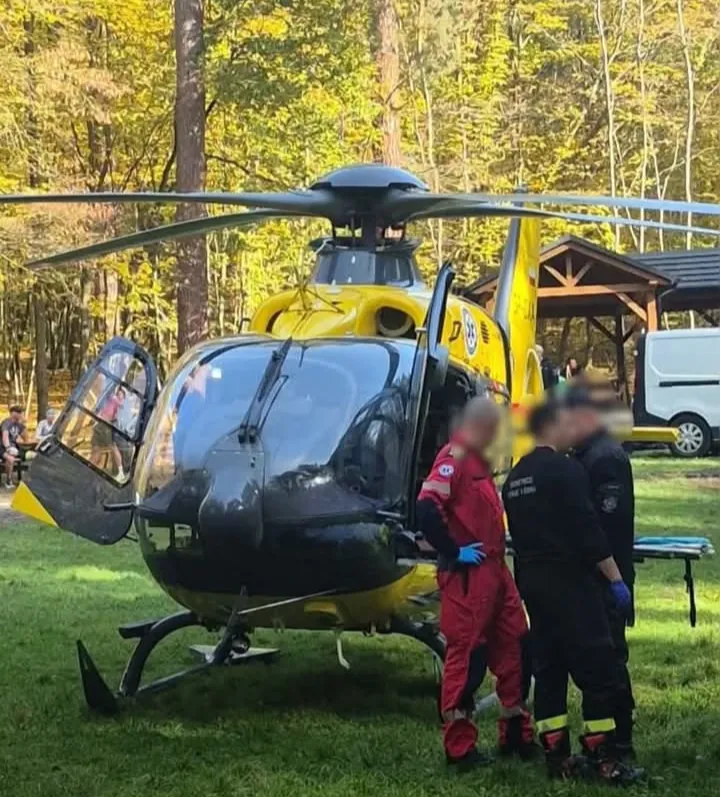 Mały cud pod Krakowem. Uczestnik biegu stracił funkcje życiowe