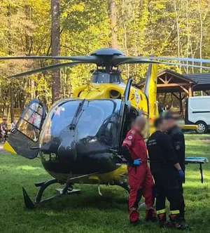 Mały cud pod Krakowem. Uczestnik biegu stracił funkcje życiowe
