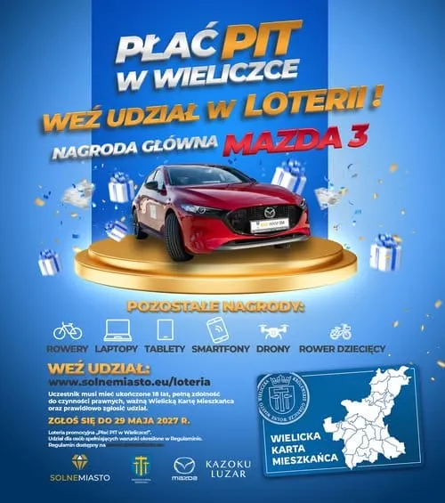 Plakat o loterii 