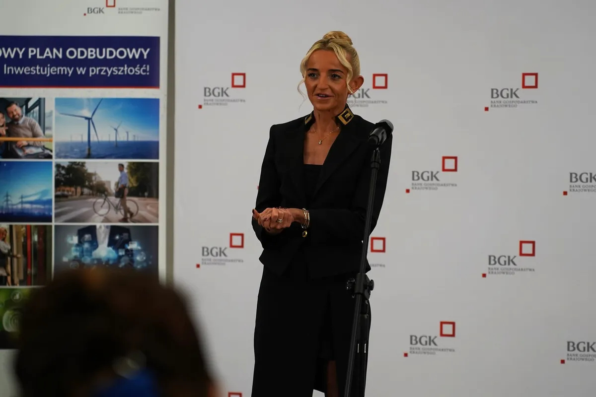 Prof. Marta Postuła, pierwsza wiceprezes Banku Gospodarstwa Krajowego