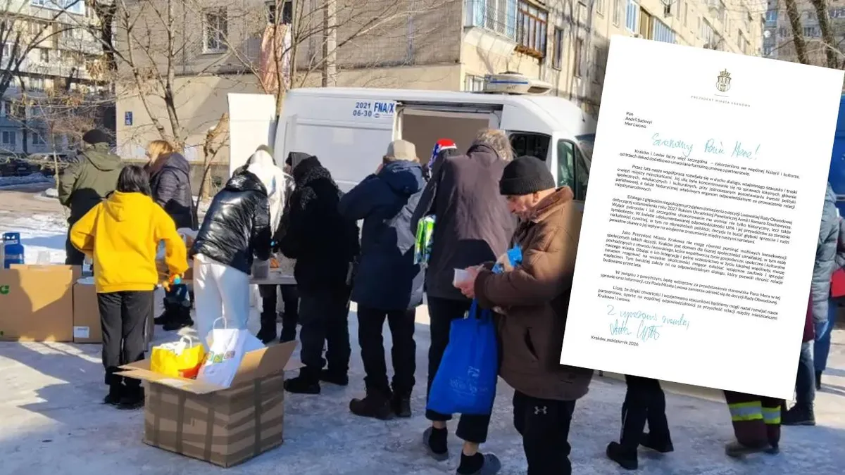 Akcja "Ciepła zupa dla Kijowa", list Łukasza Gibały
