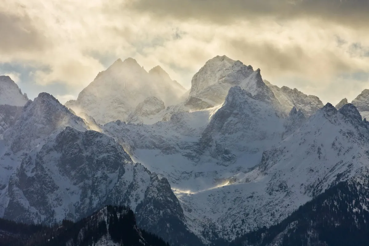 ośnieżone Tatry