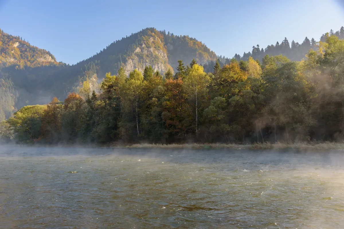 Pieniny w jesienny poranek