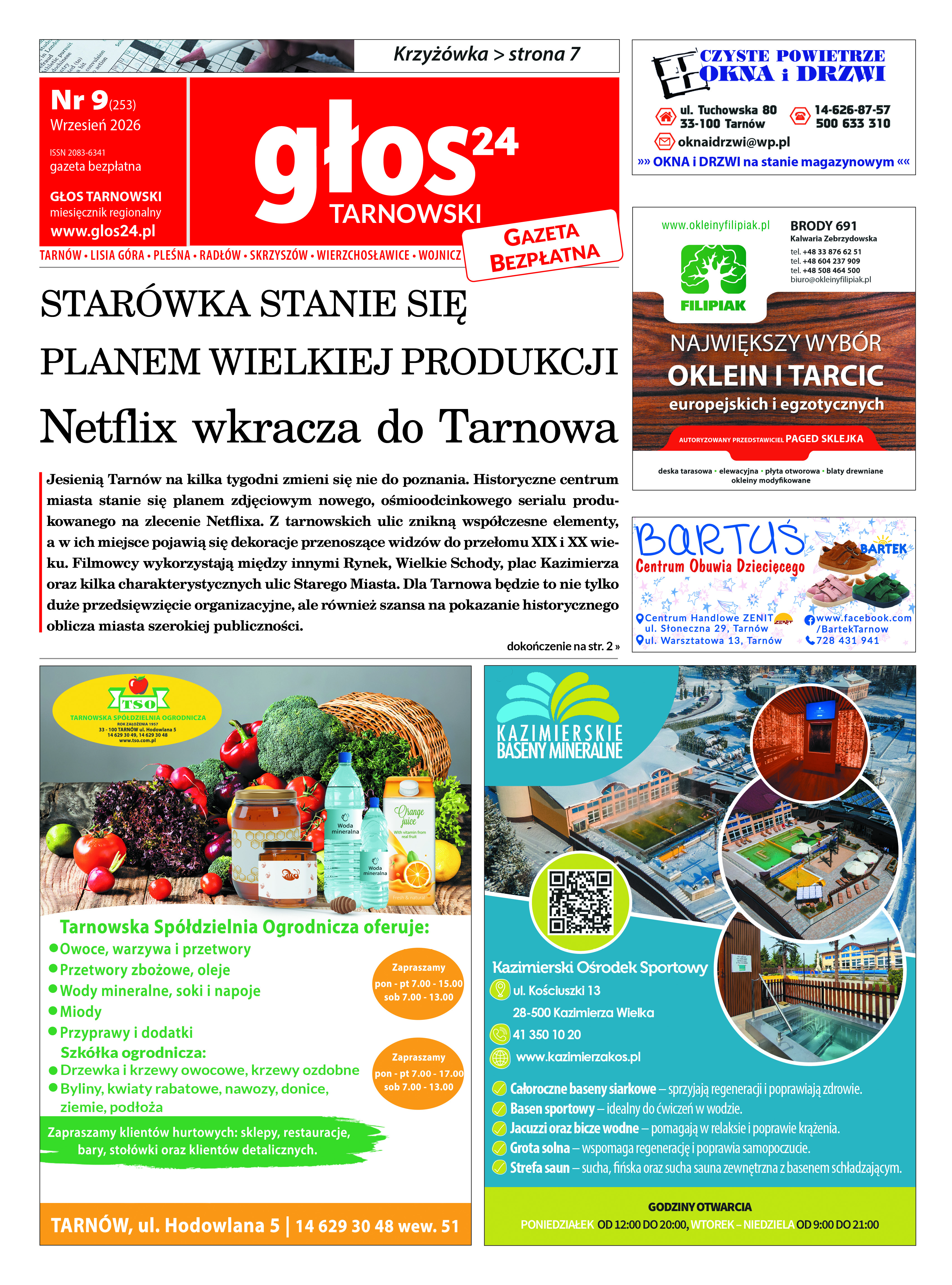 Okładka: Głos Tarnowski – Wrzesień 2026