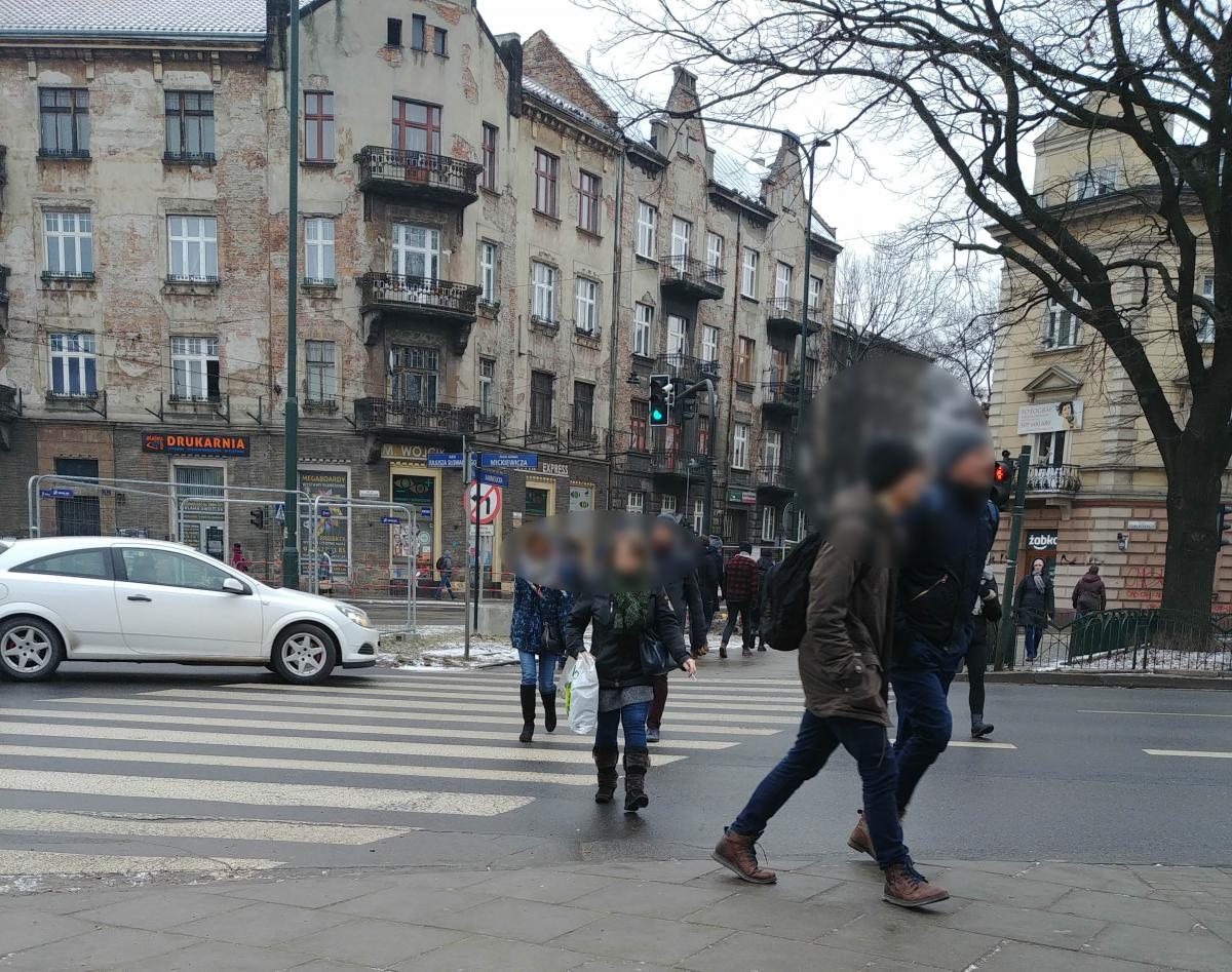 Działania „bezpiecznie dla pieszych” w Krakowie